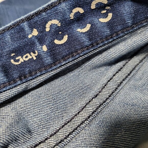 Gap 1969 High Rise Skinny Jeans Womens Size 27P Medium Wash Denim Pants - Picture 5 of 5